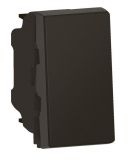 Light switch two-way single, 10A, 250VAC, for built-in, black, 79101L