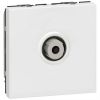 Single, TV socket type F, for built-in, 1dB, white ,Mosaic, Legrand, 79292