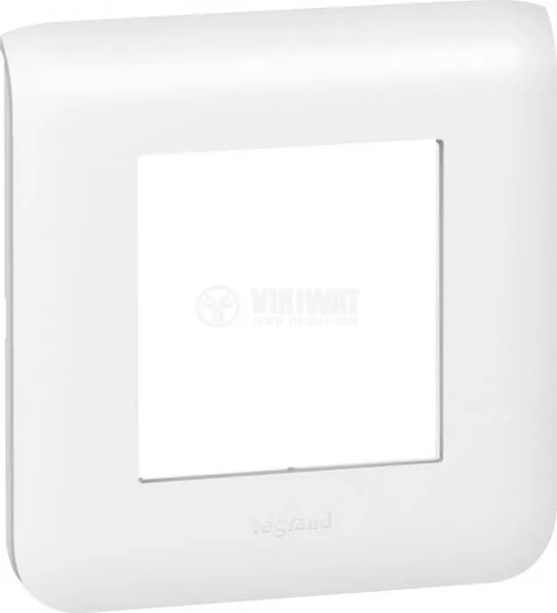 Plaque MOSAIC simple 1 poste Blanc - Enjoliveur LEGRAND MOSAIC 78802