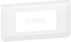 Frame Legrand Mosaic 4-modules white color 277814L - VIKIWAT