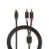 Cable RCA-2xRCA 0.2m - 1
