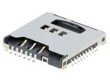 Connector, for microSD card, SMT, 112G-TA00-R