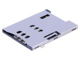 Connector, for SIM card, SMT, C0662-06YGBR00R