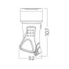 Coupling - Schuko, BY74-00102, 220VAC, 3600W, IP44, black - 2