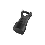 Coupling - Schuko, 250VAC, 16A, rubberized, IP44, moisture-proof, black, Braytron, BY74-00102