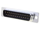 Connector, D-Sub, soldering, DB25-PD