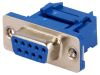 Connector, D-Sub, crimping, DS1036-09FPU2PX-YT