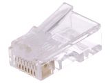 Connector, for internet, RJ45, crimp, unshielded, EMP881AF200