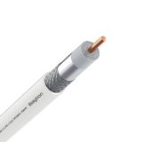 Коаксиален кабел, RG6, CCS, Cu, оплетка, бял, BZ20-00200