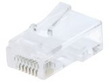 Connector, for internet, RJ45, crimp, unshielded, MP0027