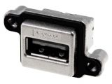 Конектор, USB-A, THT, MUSB-A111-M0