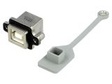 Connector, USB-B, THT, MUSB-D111-M1