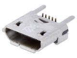 Connector, USB B micro, SMT, 105133-0011