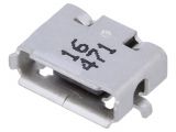 Connector, Micro USB, SMT, 47590-0001