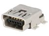 Connector, USB B mini, SMT, 54819-0572
