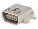 Connector, Micro USB, SMT, 56579-0576