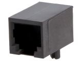 Connector, RJ12, THT, SS-6466-NF