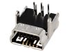 Connector, USB B mini, THT, UB-M5BR-DM14-4D