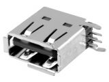 Конектор, USB-A, THT, UBAL-4R-D14-4S(LF)(SN)
