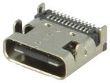 Конектор, USB Type C, SMT, USB-C31-S-RA-SMT-BK