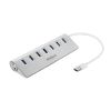 USB хъб 7 порта, USB 3.0, 5 Gbit/s, KOM1091, Rebel - 3