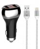 Car charger for iPhone and Apple devices, Lightning cable, 12-24VDC to 5VDC/2.1A
 - 1