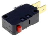 Microswitch, with pins 6.3x0.8mm, model D3V-16-1C4