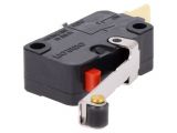 Microswitch, with pins 6.3x0.8mm, model D3V-166M-3C5