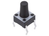 Micro Push Button, with soldering pins, model 1-1825910-4