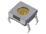 Micro Push Button, with soldering pins, model DTSHW6-8S-B