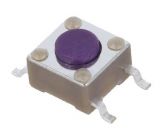 Micro Push Button, with soldering pins, model LL3301NF065QG