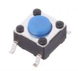 Micro Push Button, with soldering pins, model PTS645SM43SMTR92 LFS