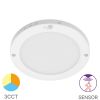 Recessed LED ceiling light with sensor, 20W, 230VAC, 1800lm, 3-in-1, IP20, BP03-92080, round
 - 1