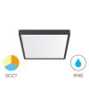 LED panel, surface-mounted, 20W, square, 1600lm, 230VAC, 3in1 color, 230x230mm, BP07-10281