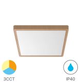 LED panel, surface-mounted, 26W, square, 2100lm, 230VAC, 3in1 color, 300x300mm, BP07-10387