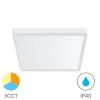 LED панел, за обемен монтаж, 36W, квадрат, 2600lm, 230VAC, 3в1 цвята, 400x400mm, бял, BP07-10480, IP40
 - 1