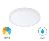 LED panel, surface-mounted, 20W, cirlcle, 1600lm, 230VAC, 5in1 color, ф230x25mm, BP07-20280