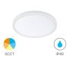 LED панел, за обемен монтаж, 25W, кръг, 2100lm, 230VAC, 5в1 цвята, ф300x25mm, бял, BP07-20380, IP40
 - 1
