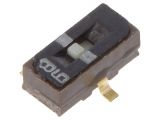 Slide switch with 2 positions, model CJS-1200B