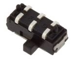 Slide switch with 2 positions, model JS202011JAQN