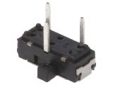 Slide switch with 2 positions, model MMP 121-R