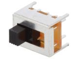 Slide switch with 3 positions, model OS203013MT6QN1