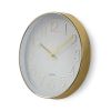 Circular wall clock plastic 300mm quartz CLWA015PC30GD NEDIS - VIKIWAT
 - 3