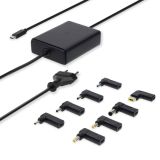 Универсално зарядно, NBAU100110BK, за лаптоп, 5~20VDC, 100W, 9 букси, Nedis