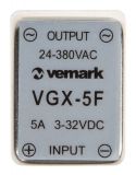 Solid State Relay, SSR VGX-5F-5A, Solid State, 3-32VDC, Load Capacity 5A/380VAC