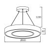 LED pendant lamp BLADE 45W 4650lm warm neutral cold white IP20 BH16-06290
 - 4
