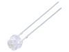 LED diode, cool white, 4.8mm, 1800~2300mcd, 20mA, 110°, THT