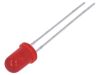 LED diode, red, 5mm, 700~1300mcd, 20mA, 30°, THT
