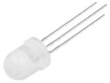 LED diode, red/green, 8mm, 800mcd, 20mA, 50°, THT