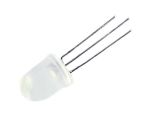 LED diode, red/green, 10mm, 80mcd, 20mA, 50°, THT